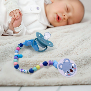 Clip <span class=keywords><strong>personnalisé</strong></span> sans BPA pour bébé, nouveau-né, porte-sucette, lion en silicone, clips de dessin animé, pour garçon ou fille, nouveauté 2025 - Product Image 1