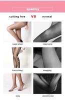 Collants fins sexy en Spandex/Nylon 10D, résistants aux déchirures, avec motif brodé transparent, pour femmes adultes, vente en gros
