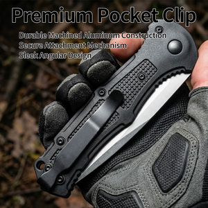Cuchillo de Bolsillo Plegable EDC para Supervivencia y Camping al Aire Libre, con Hoja de Acero Inoxidable 3Cr13 OEM Personalizada y Mango de Nylon y Fibra de Vidrio - Product Image 6