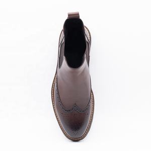 Botas de cuero estilo <span class=keywords><strong>Chelsea</strong></span> para hombre, botas de fiesta a la moda, para invierno, <span class=keywords><strong>2022</strong></span> - Product Image 2