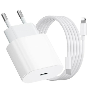 เครื่องชาร์จเร็ว USB-C 20W PD 3.0 พร้อมปลั๊ก EU สายยาว 2 ม. และระบบป้องกันไฟฟ้าลัดวงจรสำหรับ /ไอแพด - Product Image 2