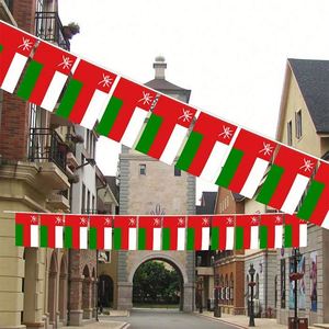 Hot Selling New Oman Omani 5.5*8.2 Inch Bunting String Pennant Flag <b>Banner</b> Outdoor for All Weather - Product Image 3