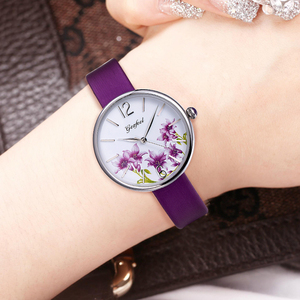 3 ATM Waterproof Japan Quartz Movement Elegant <b>Ladies</b> Leather <b>Watch</b> Stainless Steel Women <b>Dress</b> <b>Watch</b> - Product Image 6