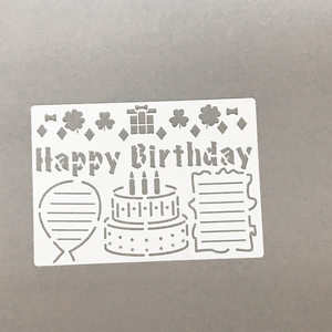 แม่แบบพลาสติกสำหรับวาดลายตัวอักษร ตัดด้วยเลเซอร์ สำหรับเด็กเพ้นท์ภาพ - Product Image 6