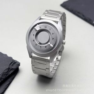 Jam Tangan Pria Mewah <span class=keywords><strong>Stainless</strong></span> <span class=keywords><strong>Steel</strong></span> Quartz Teknologi Levitasi Magnetik Baru Tahan Air Mesin Impor - Product Image 6