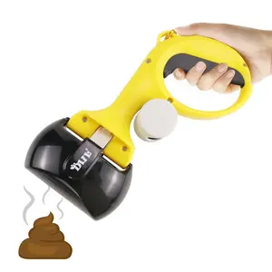 Pet Dog Pooper Scooper Tragbarer Außen reiniger Garbage Picker Poop Bag Collection Praktische Reinigungs werkzeuge Dog Poop Collector