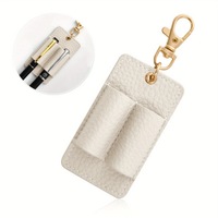 Porte-clés multifonction en cuir avec clip pour stylo, support portable pour stylo de bureau et lunettes