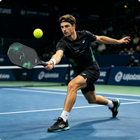 Vente en gros : Ensemble de raquettes de pickleball individuelles en panneau de peinture à particules de fibre de carbone 3K de 16 mm d'épaisseur, noyau en nid d'abeille PP, pour l'entraînement