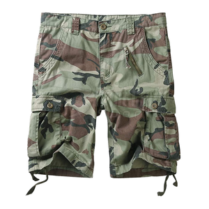 <span class=keywords><strong>Bermuda</strong></span> <span class=keywords><strong>homme</strong></span> décontracté style <span class=keywords><strong>camouflage</strong></span> fermeture éclair taille moyenne respirant anti-rides multi-poches - Product Image 3