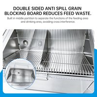Kandang Ternak Eksperimental Repteer PC Rectangle Push-Up Closure untuk Tupai Terbang, Gerbil, Hamster, Kandang Transparan Putih