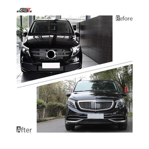 Bộ bodykit nâng cấp độ chế tạo GBT Mercedes V dành cho Mercedes Benz V Class W447 Vito Viano 2020 trở lên, nâng cấp lên cản trước kiểu M. - Product Image 3