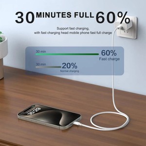 Original 35W Type-<b>C</b> Fast Charger EU US UK Plug <b>Adapter</b> PD QC 3.0 <b>USB</b> Wall Charging Power For IPhone 17 16 15 Pro Max Ipad Mini - Product Image 3