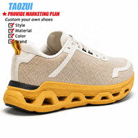 Chaussures de course respirantes personnalisées pour hommes, légères, à semelle épaisse évidée, pour la vente en gros, par fabricants OEM, chaussures de sport et baskets