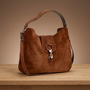 Sac à main bandoulière de luxe pliable, léger, durable et imperméable en cuir véritable fait main pour femme BS INTERNATIONAL - Product Image 2