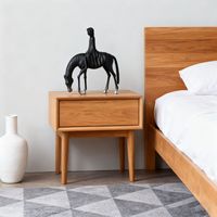 Statue d'équitation vintage en alliage d'aluminium, nouvelle sculpture décorative en métal de style chinois pour la décoration du salon, du bureau ou de l'entrée