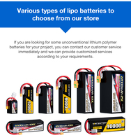 Harga Pabrik Vant 22.2V 6500/7000/8000/9000/10000/12000mAh 6S 100C Baterai Lipo Fpv untuk Drone UAV 7-12 inci FPV