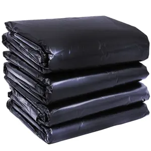 Thickened large environmental sanitation property Hotel garden one-time garbage bag HDPE bags wholesale