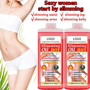 Suministro de fabricación natural de etiqueta privada Mujeres sexy comienzan por adelgazar aceite 1000ml Vitamina C piel quemar la grasa aceite adelgazante caliente - Product Image 2