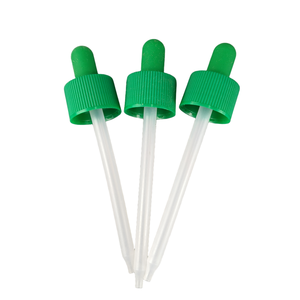 Gotero de plástico verde de 24/410, 24 mm, 28 mm con tubo de 108 mm y escala impresa - Product Image 2