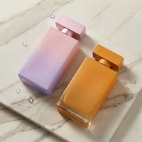 Flacons de parfum uniques et haut de gamme, personnalisables, minimalistes, noirs, magnifiques, avec pulvérisateur transparent, 100 ml