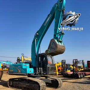 Kobelco 200-8 Used Excavator Original Japan Brand 20 Ton Rubber <b>Tracked</b> Large-Sized 2023 Model 1.0m Bucket Kobelco Engine <b>Pump</b> - Product Image 2