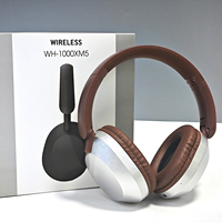 Casque audio sans fil stéréo XM5 avec basses profondes, Bluetooth, circum-auriculaire, HiFi, longue durée de vie de la batterie, TWS, BT, pour jeux et sports