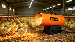 Chauffage au gaz LN230LPTE 70KW <span class=keywords><strong>pour</strong></span> serre, équipement de chauffage <span class=keywords><strong>pour</strong></span> élevage de poulets et bâtiment avicole - Product Image 5