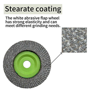 Disques à lamelles en alumine calcinée et zircone de qualité supérieure, 4 pouces |   Disques abrasifs à support plastique SATC, grains 40/60/80/120 <span class=keywords><strong>pour</strong></span> <span class=keywords><strong>meuleuse</strong></span> d'angle - Product Image 3