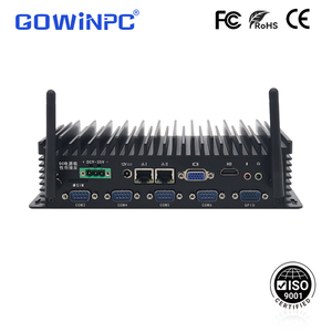 Gowinpc Industrial Mini PC J6412 Intel Core Fanless <b>Computer</b> 2LAN 6COM Port RS232/485 <b>Windows</b> <b>10</b> Pro Soft Router i7-8550u 4k - Product Image 1