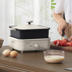 Sartén Eléctrica para Cocina Casera, Sartén Eléctrica de 2.5L, Sartén Eléctrica Separada, Olla Eléctrica Duradera. - Product Image 1