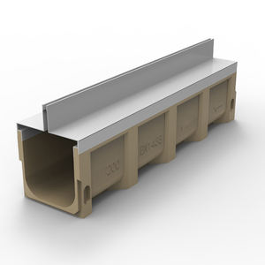 आउटडोर यू-आकार के वर्षा ट्रेंच ड्रेन गटर पॉलीमर कंक्रीट जल निकासी चैनल मोल्ड - Product Image 6