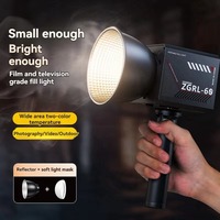 Lumière Vidéo COB 60W CRI96+ Bicolore 2800K-6500K, Lampe LED Professionnelle de Studio pour Caméra et Vidéo