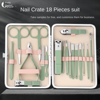 Ensemble coupe-ongles professionnel en acier inoxydable manucure et pédicure Kit de coupe fournitures pour ongles