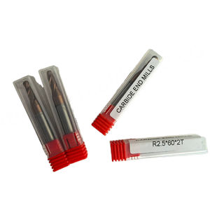 Fresas de Carburo de Alta Calidad R2.5x60x2T con Recubrimiento TiSin, Garantía de 3 Años, Herramientas de Fresado CNC en Existencia, Fabricadas en China, VALAX TOOLS, ODM, OEM - Product Image 1