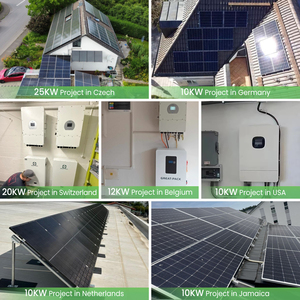ระบบติดตั้งแผงโซลาร์เซลล์ครบชุด 20Kva 10kw 8kw ซื้อระบบพลังงานแสงอาทิตย์ - Product Image 2