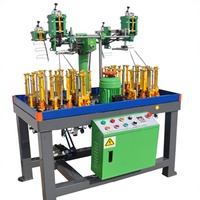 Machine à tresser automatique à grande vitesse à 25 broches et 2 têtes pour la fabrication de cordes et de lacets
