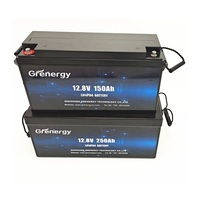 Batterie au lithium LFP 12V400Ah Lifepo4, idéale pour les systèmes énergétiques marins, bateaux et résidentiels