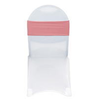 Bandes de chaise extensibles en spandex réutilisables et durables pour les mariages, les banquets et l'usage domestique