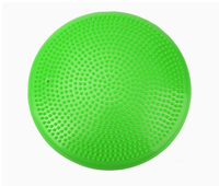Pelota de Ejercicio Multifuncional Dingfeng, Color Negra, PVC, Diseño de Media Piña, Ecológica, Anti-Explosión, para Fitness Integral
