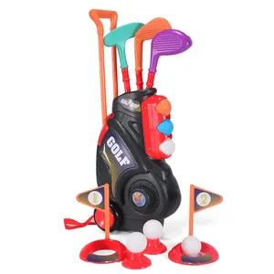 Samlok Kinder Golf Club Set Indoor Outdoor Golf Bildung Spielzeug Set Kunststoff Eltern-Kind Spielzeug Golfspiel Geeignet für Kinder