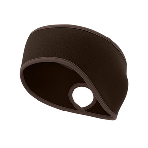 Women's Fleece Ponytail Ear Cover Warm Anti Frost <b>Ski</b> <b>Headband</b> Autumn Winter Outdoor Sports Accessory Solid Color - Product Image 1
