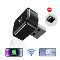 Adaptateur sans fil USB OEM Apple CarPlay Android Auto BT 5.4 fils vers Dongle sans fil 2 en 1 connexion la plus rapide Mini Carplay