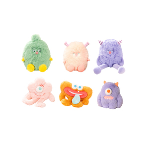 Di alta qualità su misura di peluche viola mostro giocattolo mostri giocattoli di peluche all'ingrosso biscotto mostro giocattolo di peluche - Product Image 5