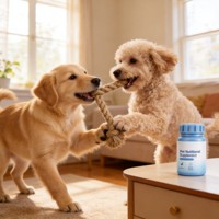 Comprimés Probiotiques pour Chiens et Chats – Soin Gastrique pour Animaux de Compagnie – Équilibre Naturel de la Flore Intestinale – Stimule l'Appétit – Soulage la Digestion – Apaise les Douleurs Intestinales