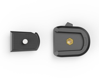 Plaque de fixation rapide UNC 1/4 47*45*19MM en plastique, adaptateur de montage pour appareil photo, plaque de montage rapide pour appareil photo, accessoire de montage pour trépieds d'appareil photo