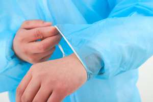 Batas de Aislamiento Impermeables de Polipropileno, Ropa de Alta Calidad Antiestática para Uso en Laboratorio - Product Image 3