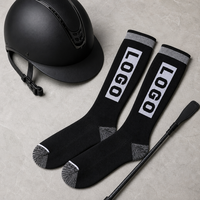 Chaussettes d'équitation professionnelles pour hommes et femmes, personnalisables avec logo, respirantes, haute performance, faible MOQ, livraison rapide