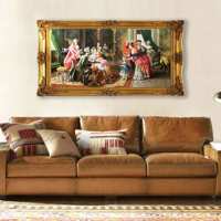 Europe palais style 100% peint à la main peinture à l'huile reproduction pour figure réaliste peinture à l'huile décor à la maison