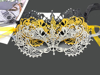 Masque en dentelle pour femme sexy, masque de fête pour Halloween, carnaval, costume de mascarade, masque de fête en dentelle