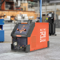 DANENG Poste à souder MIG portable à onduleur CE 250A pour soudures sous gaz CO, pour fonte et acier au carbone 220V